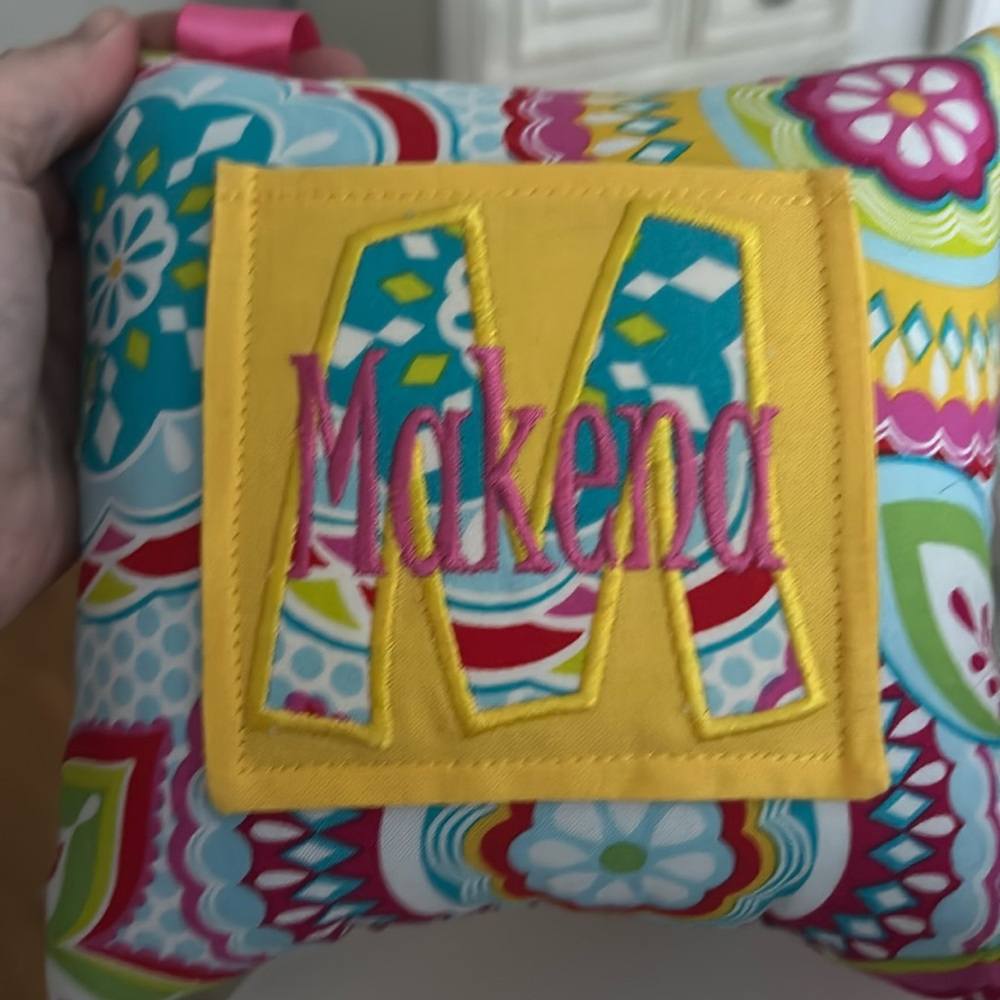 Flower Palooza Personalized Tooth Fairy Pillow
